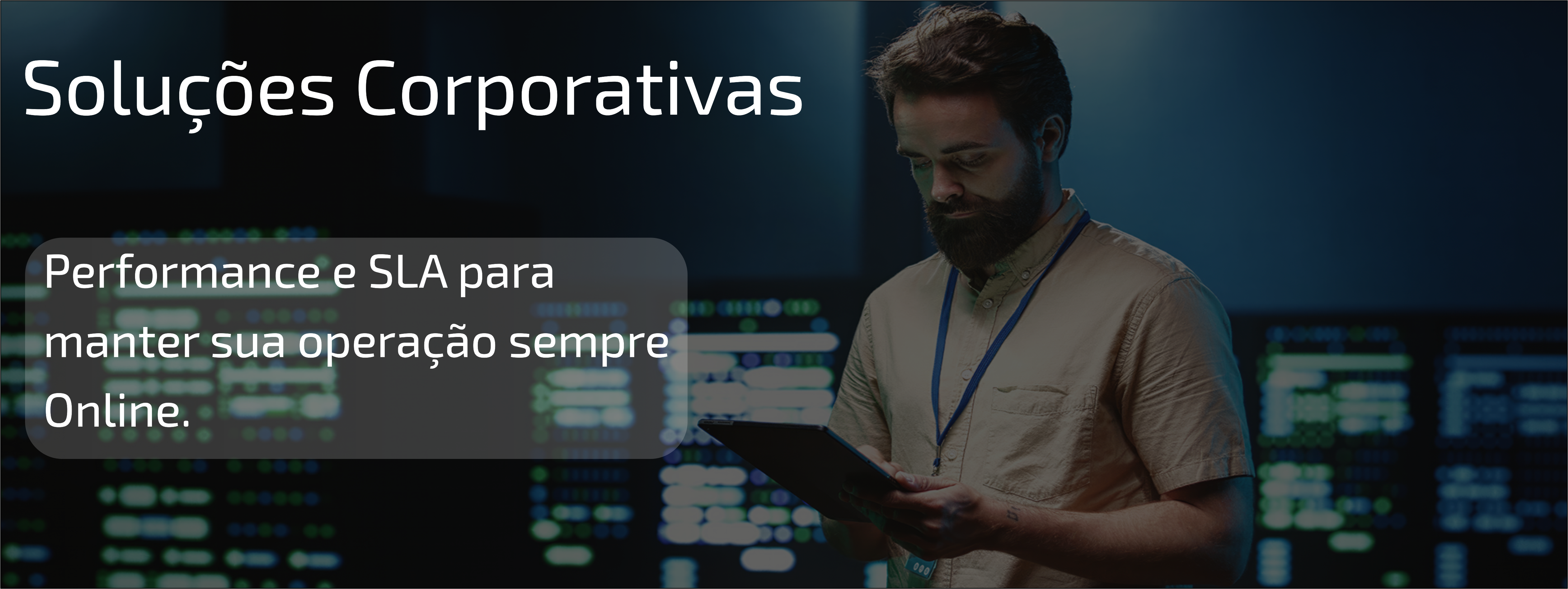 Banner promocional internet corporativa